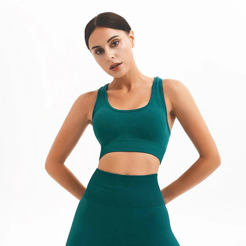 🏋️‍♀️ Women's Padded Sports Bra Tank Top