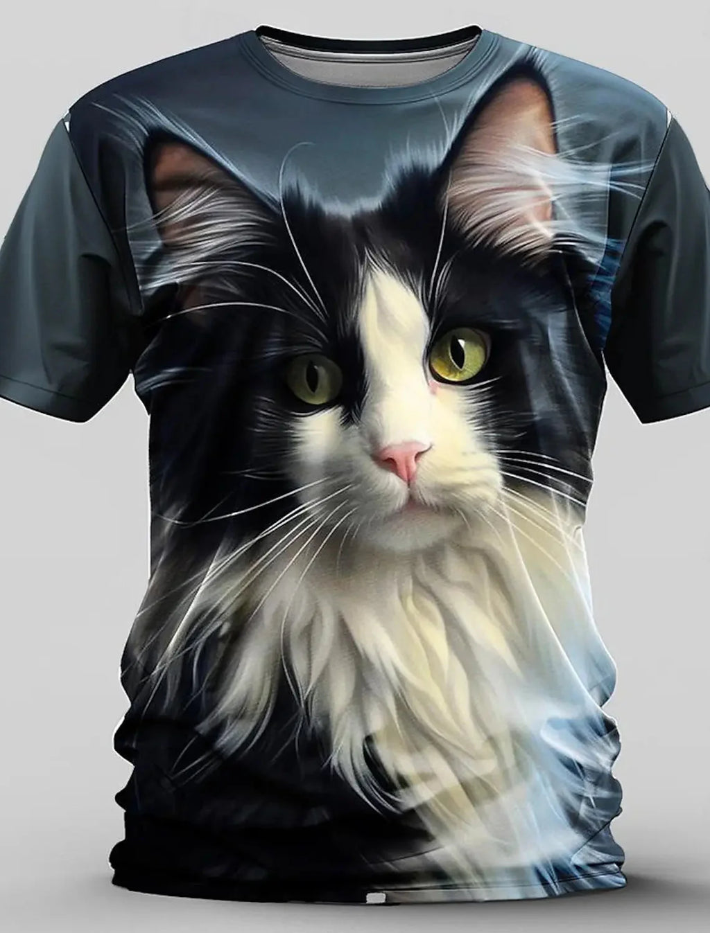 🦁  3D Animal Print Funny T-Shirt – Bold Summer Streetwear