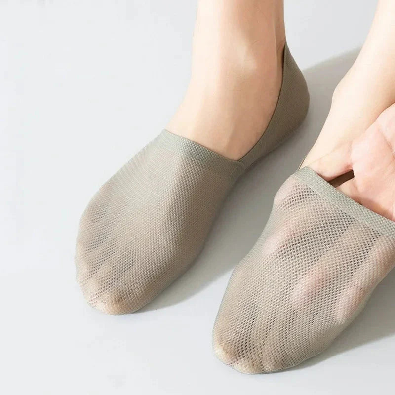 3-Pack Invisible Boat Socks – Breathable Low-Cut Socks