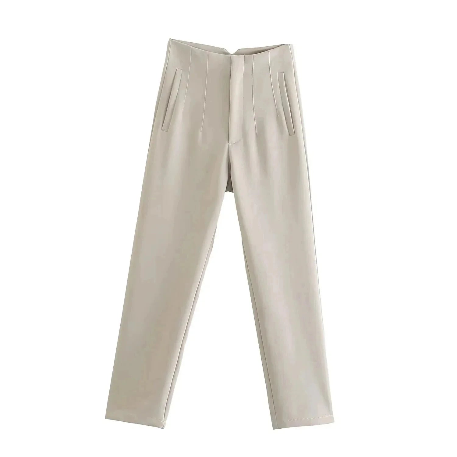 Women’s High Waist Slim Trousers