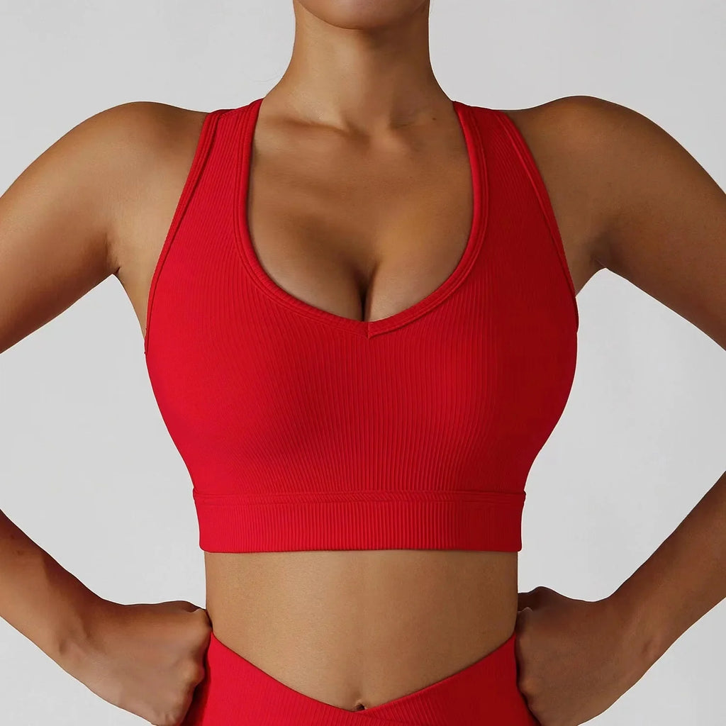 3-Piece Seamless Yoga Set – Jacket, Bra & Leggings