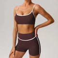 🖤 Seamless Yoga Set – High Waist, Hip-Lifting