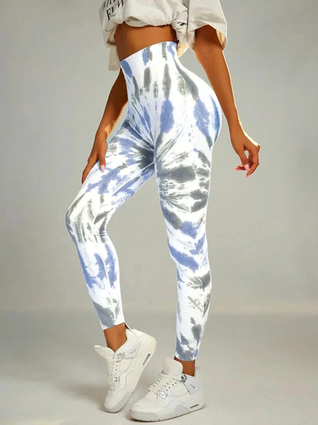 🧘‍♀️ Tie-Dye Seamless High-Waist Scrunch Butt Leggings