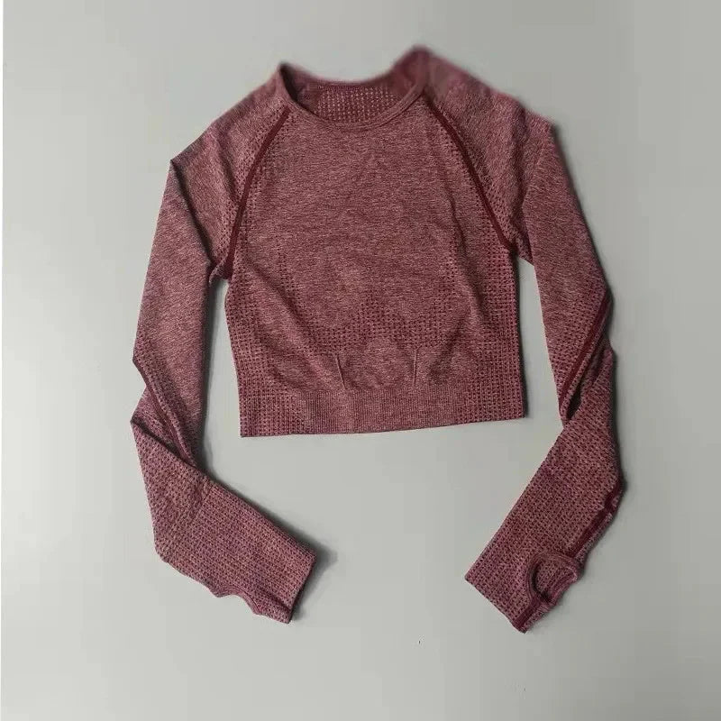 Seamless Yoga Crop Top for Women