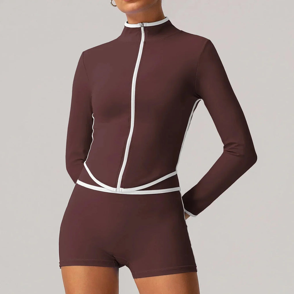 🖤 Seamless Yoga Set – High Waist, Hip-Lifting