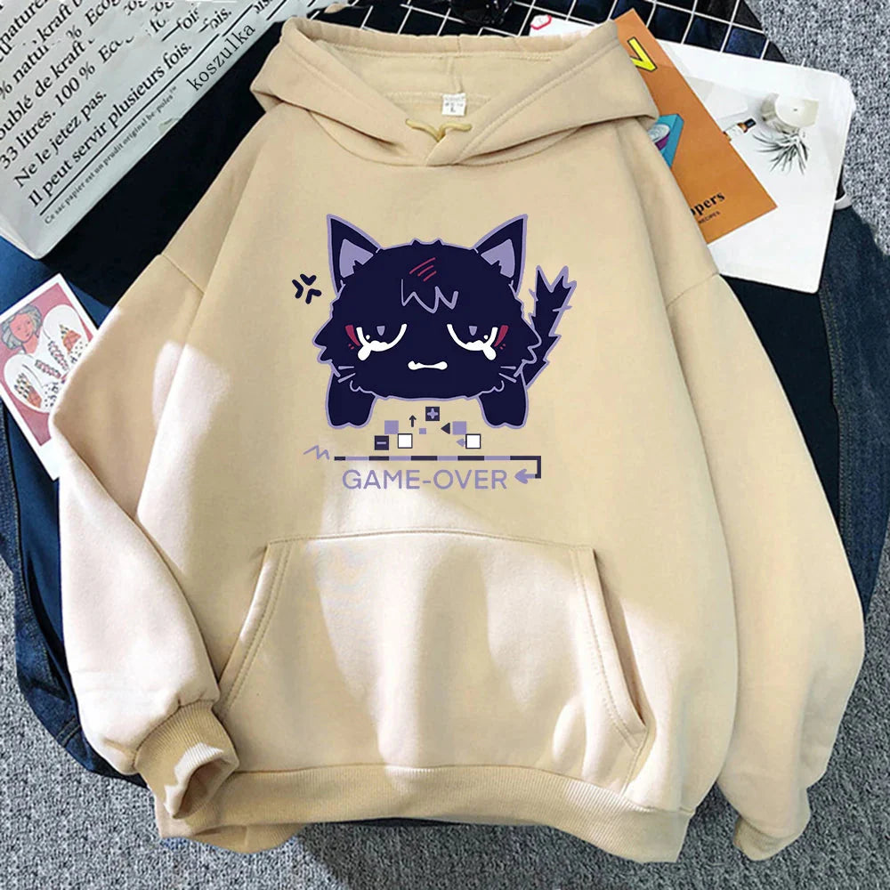 Genshin Impact Scaramouche Cat Hoodie