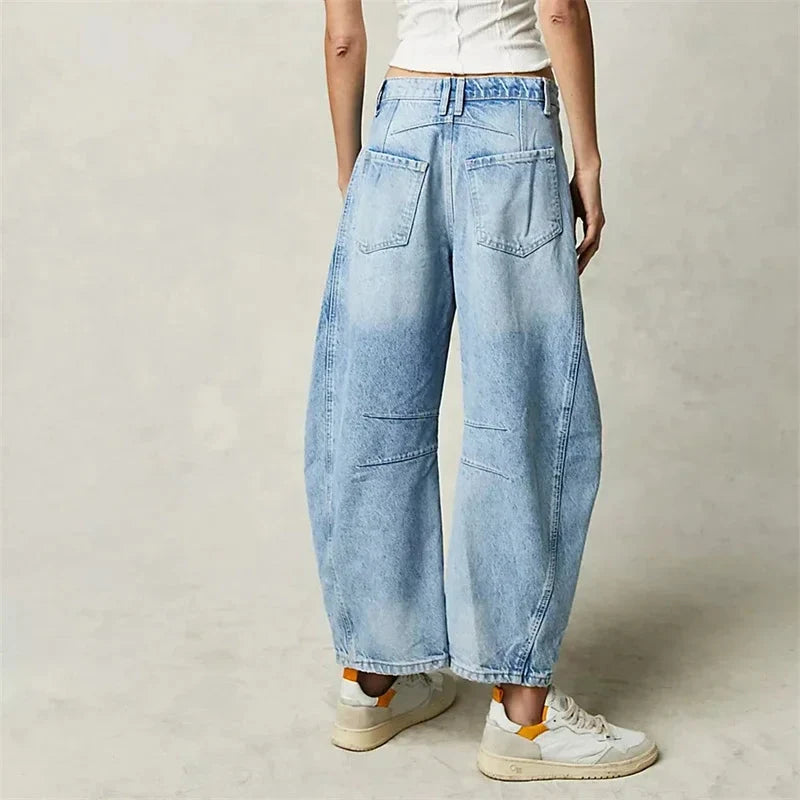 Women’s Mid Rise Wide Leg Jeans