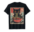 🐾 Kawaii Cat Ramen T-Shirt – Japanese Anime-Inspired Graphic Tee