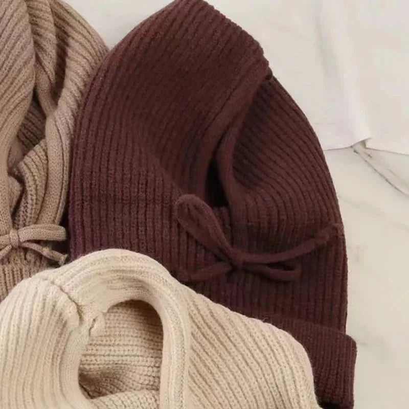 Knitted Hooded Cap Winter Balaclava