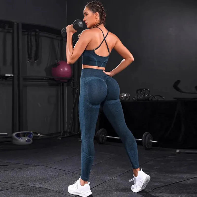 🧘‍♀️ 2-Piece Women's Seamless Yoga Set