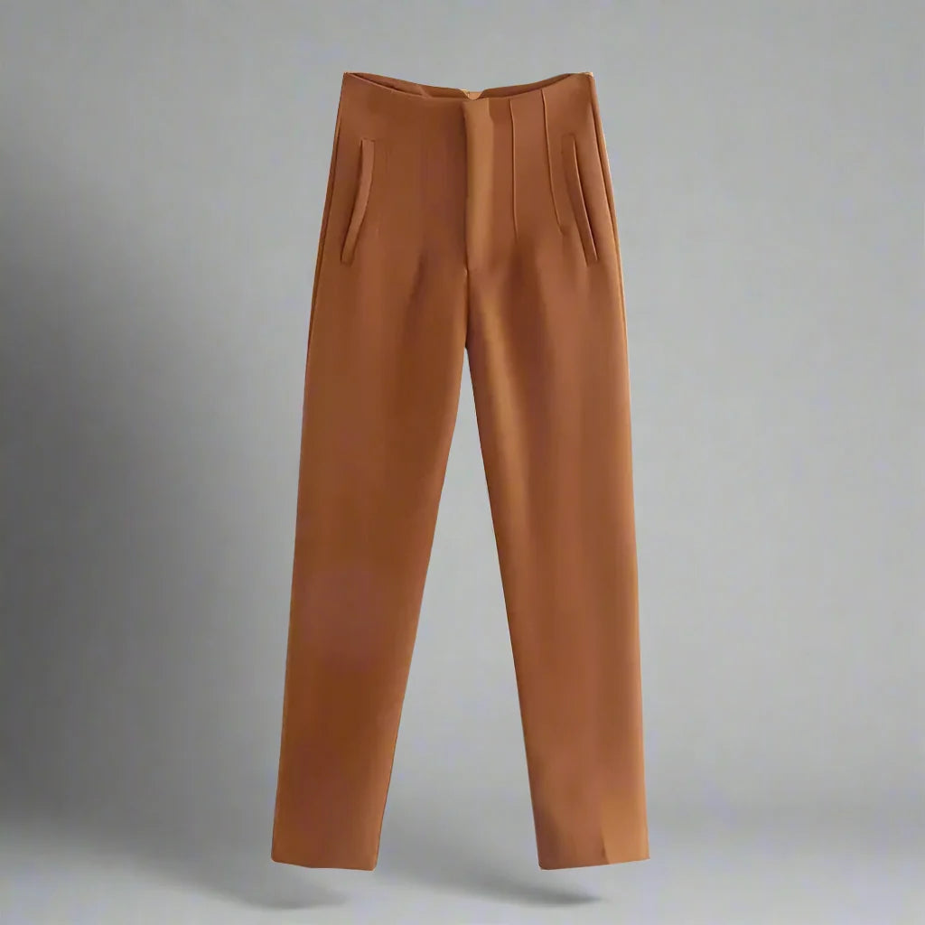Women’s High Waist Slim Trousers