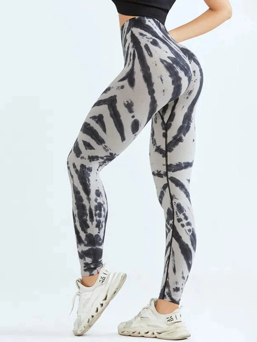🧘‍♀️ Tie-Dye Seamless High-Waist Scrunch Butt Leggings