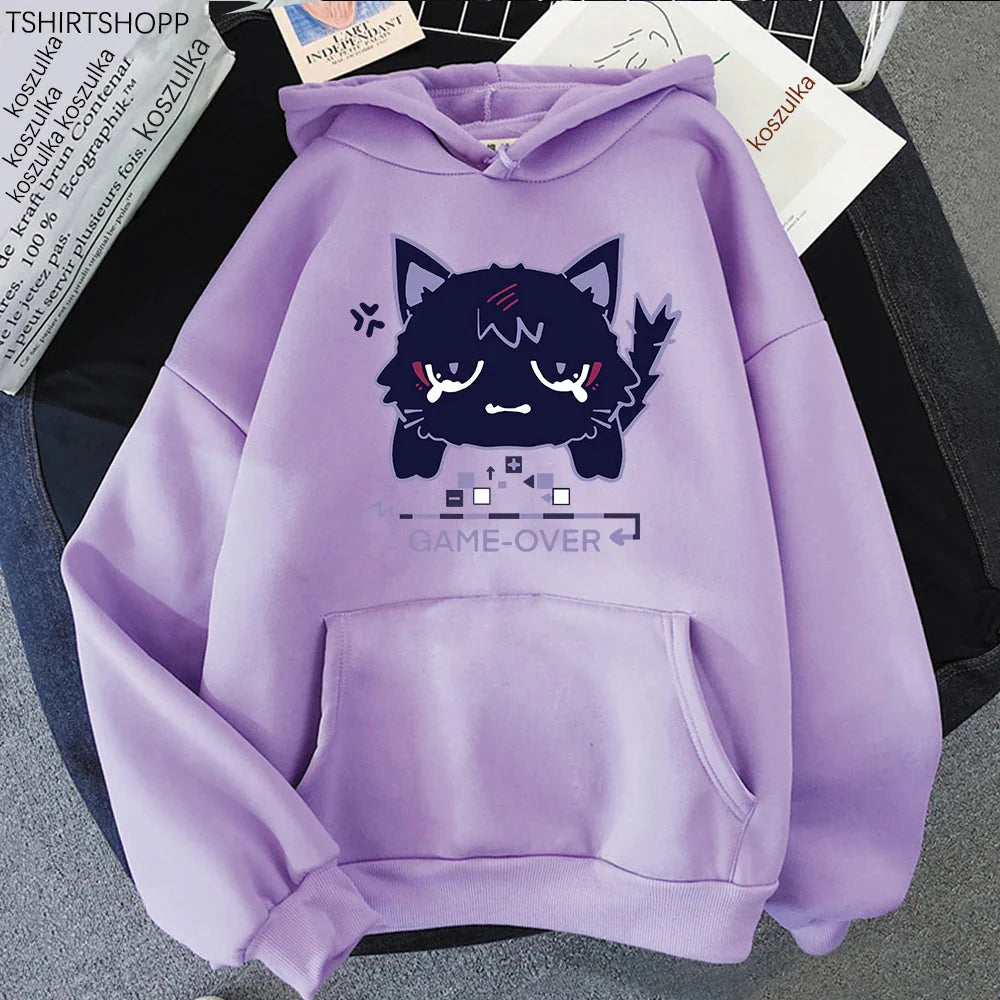 Genshin Impact Scaramouche Cat Hoodie