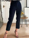 Women’s High Waist Slim Trousers