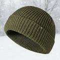 Unisex Winter Reflective Beanie – High Visibility Noctilucent Knit Hat