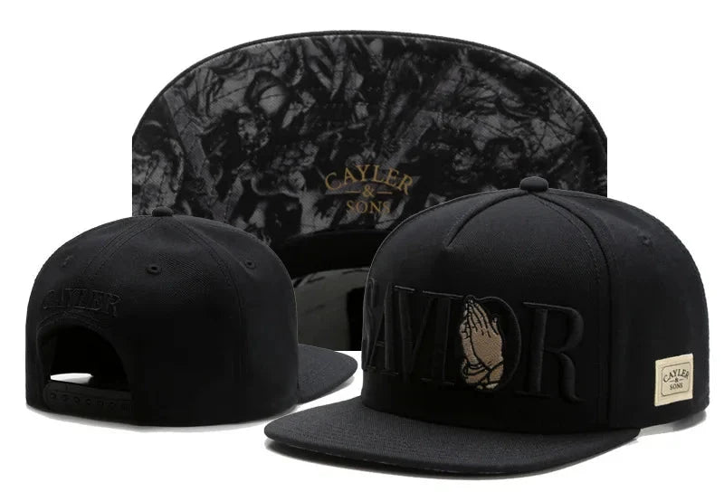 Classic Snapback Hat – Flat Bill Adjustable Baseball Cap