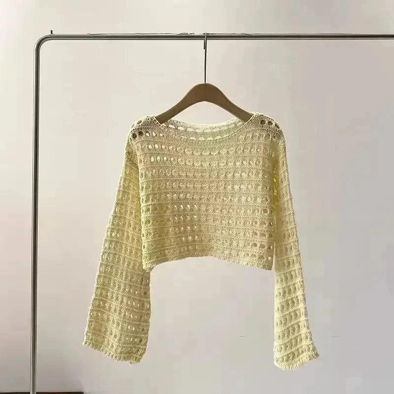 Women’s crochet knit beach cover up
