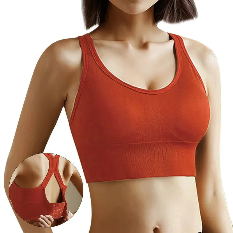 🖤 Women's Hollow Push-Up Sports Bra Tank Top
