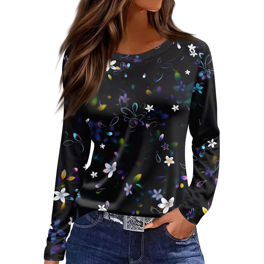 Vintage Floral Mesh Blouse – 9 Styles, S–XXXL