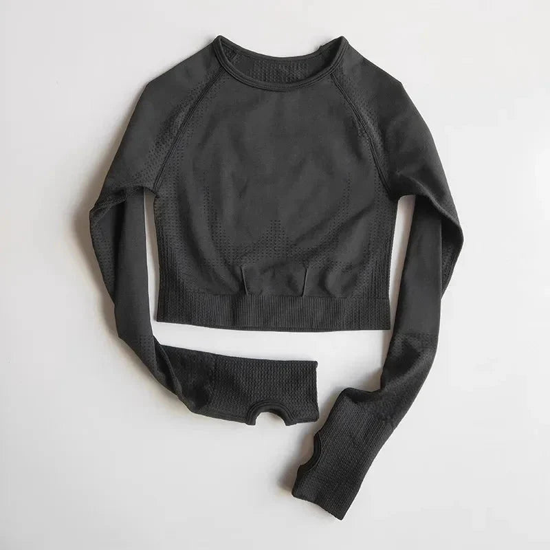 Seamless Yoga Crop Top for Women