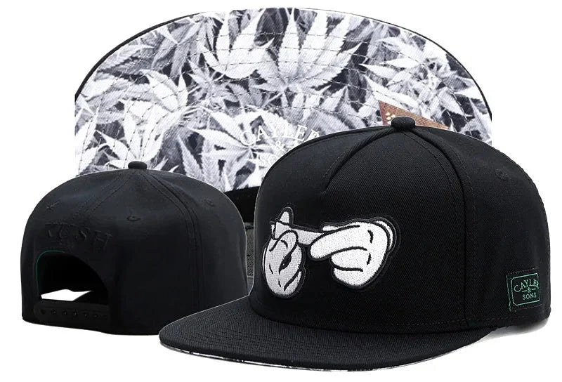 Classic Snapback Hat – Flat Bill Adjustable Baseball Cap