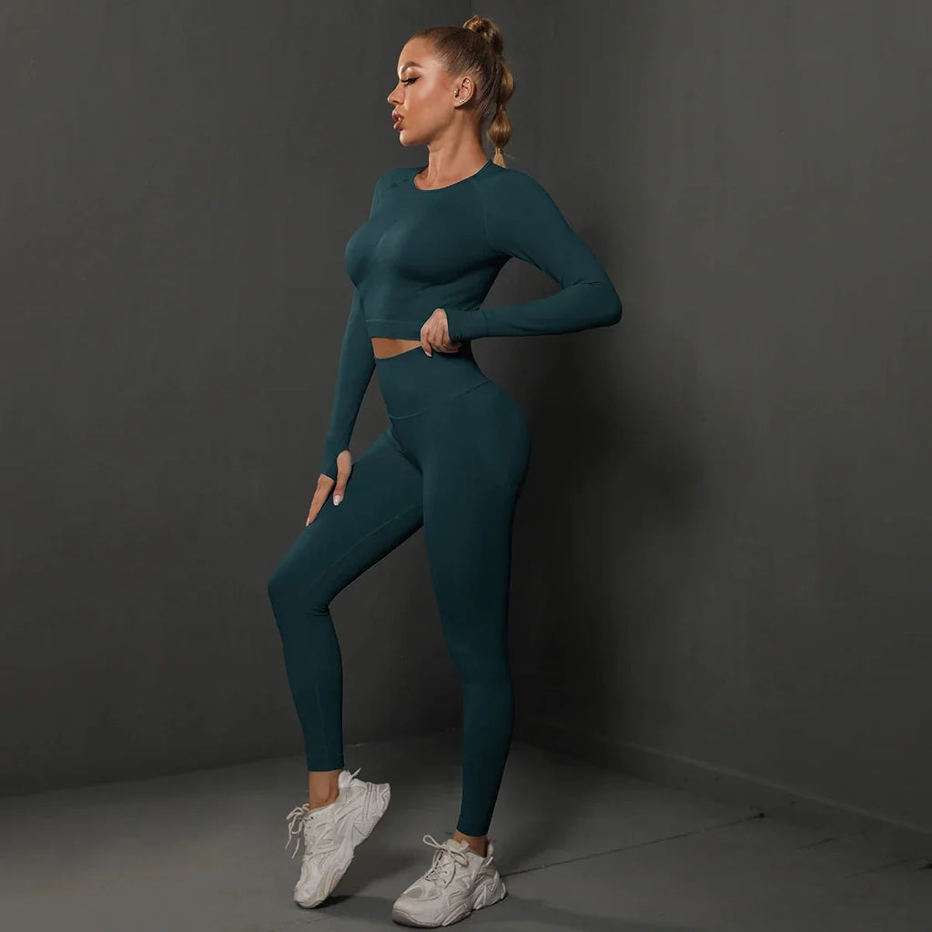 Women's Seamless Long Sleeve Yoga Top