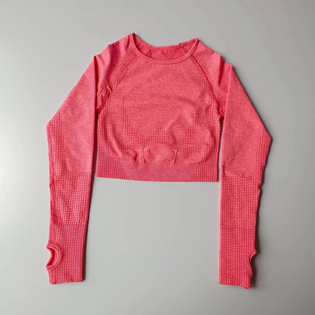 Seamless Yoga Crop Top for Women