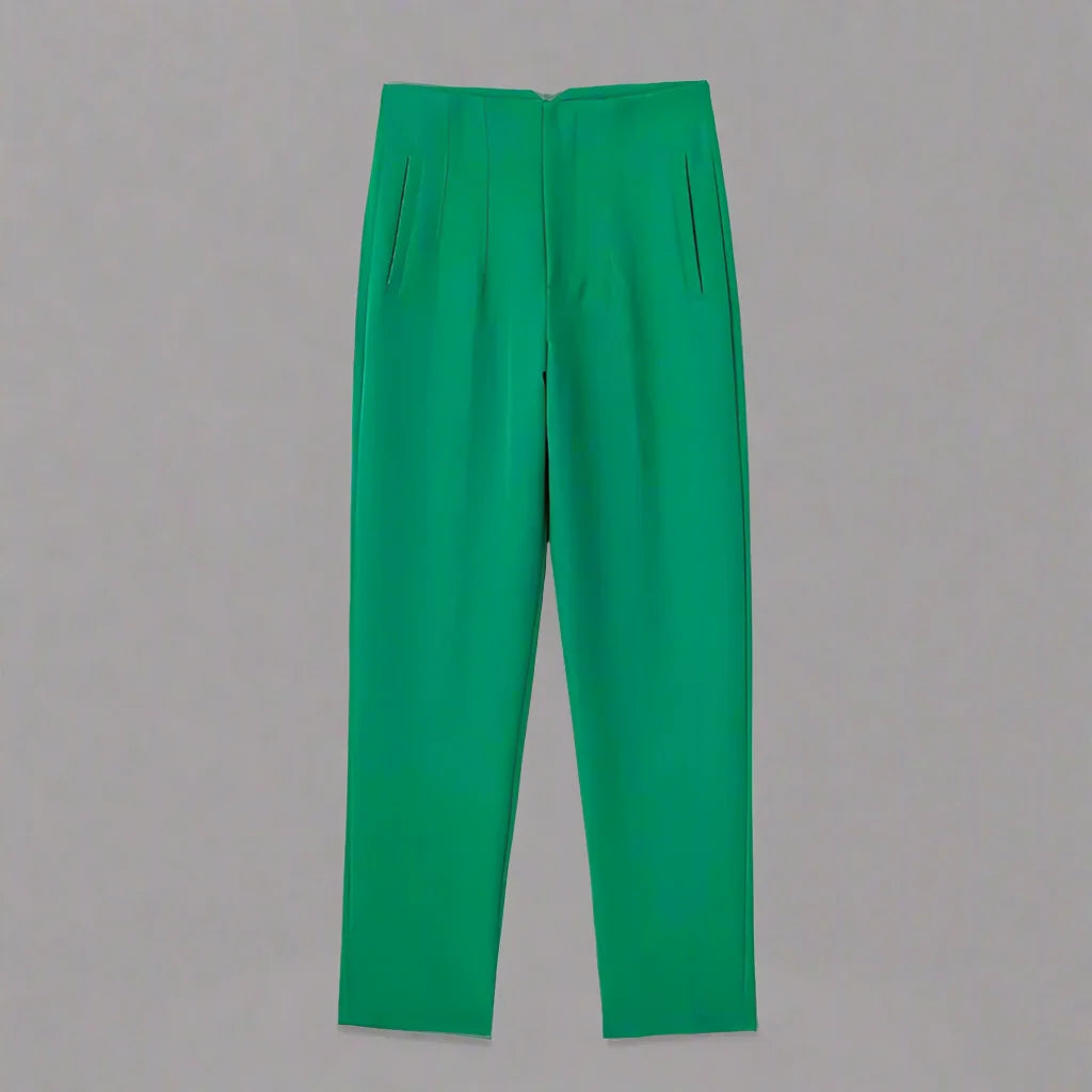 Women’s High Waist Slim Trousers