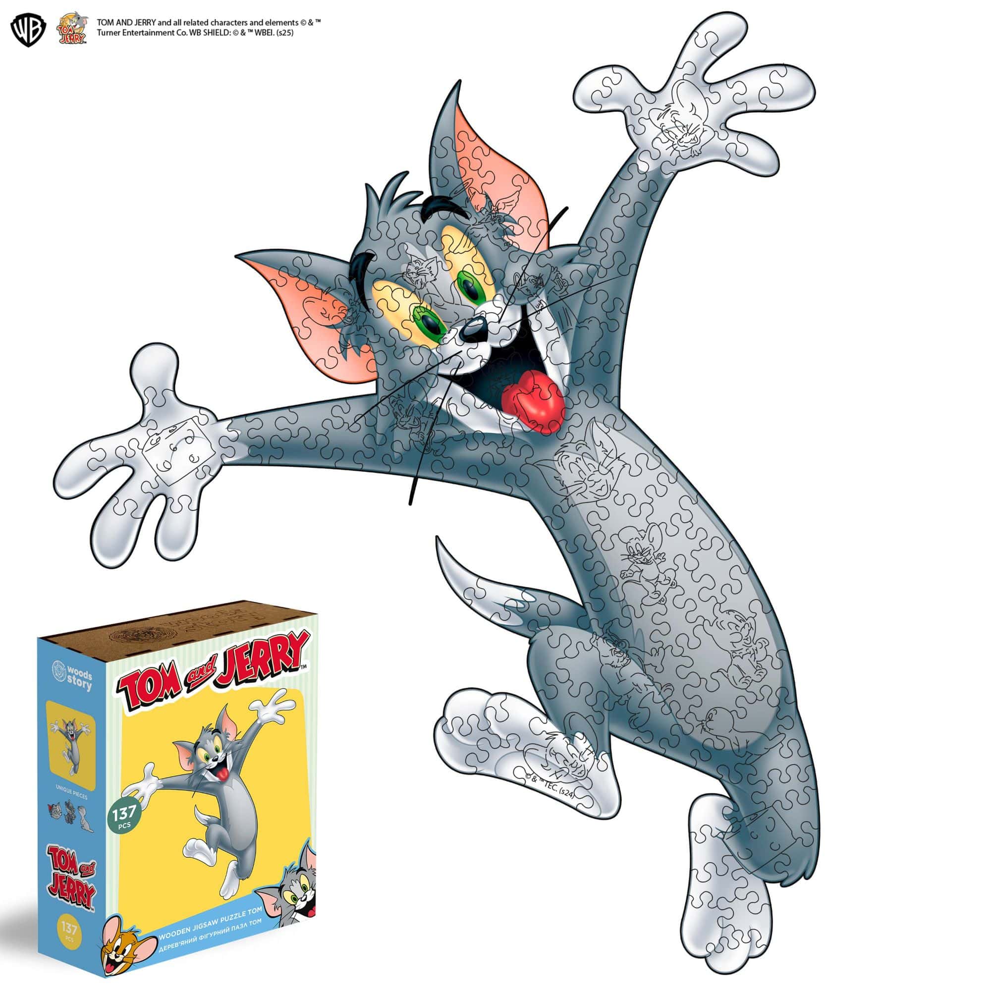 Wooden jigsaw puzzle Tom & Jerry™ – Tom