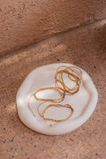 Stucco Cloud Round Tray