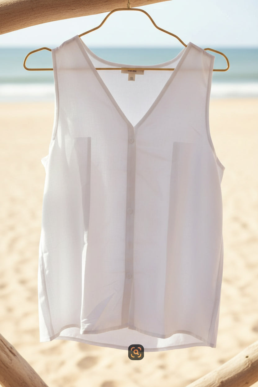 Women's Sleeveless Vest Top & Shorts Set