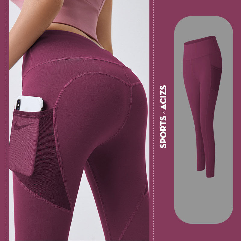🧘‍♀️ Women's High-Waisted Yoga Leggings with Pockets