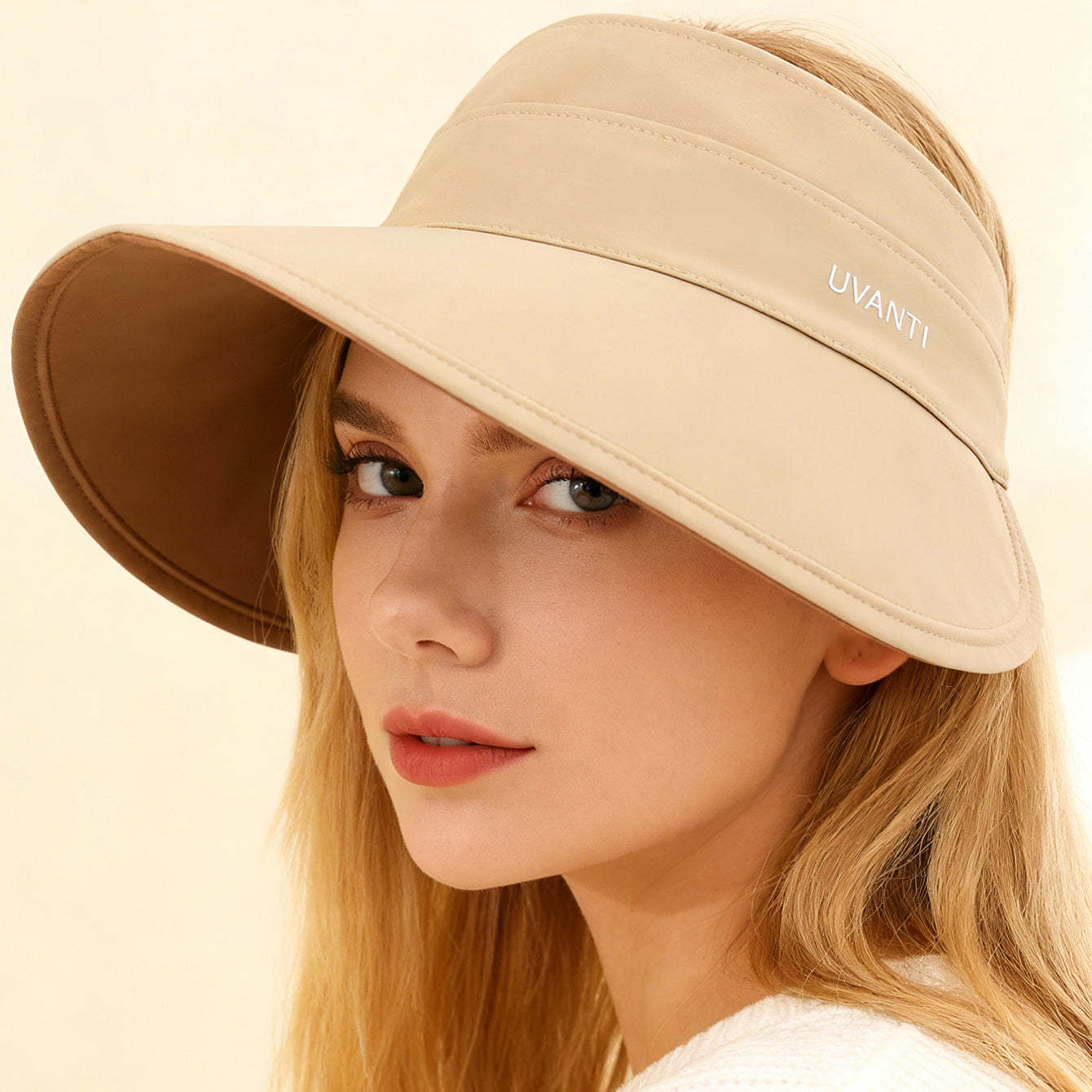 Double-Sided Wide-Brim Sun Hat – Packable Empty Crown Outdoor Hat for Women