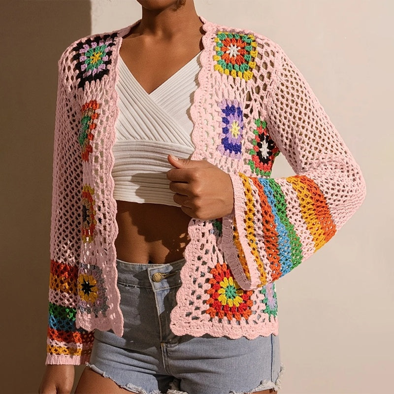 Women's Elegant Crochet Cardigan