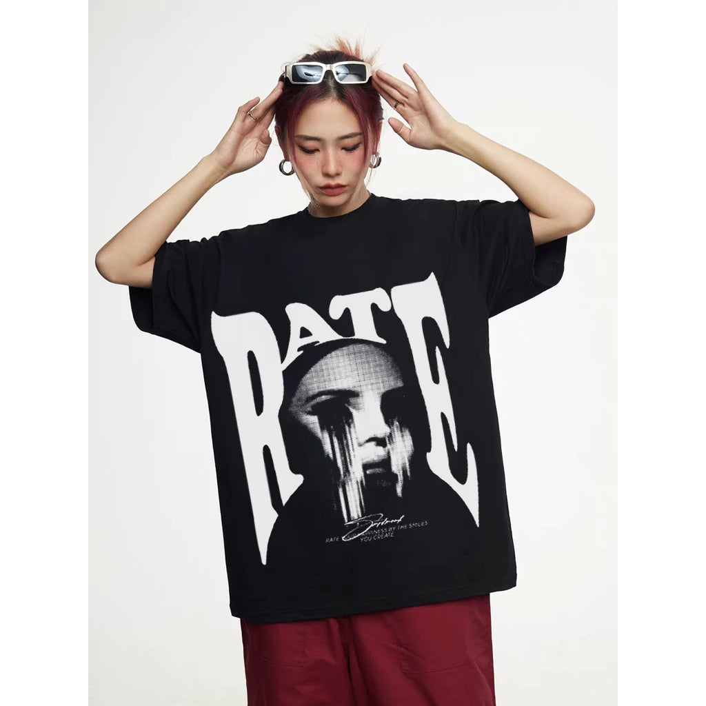 Summer New Printed T-shirt - Printed Short Sleeve Shirts