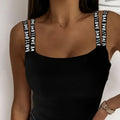 Women’s Solid Color Sleeveless Tank Top