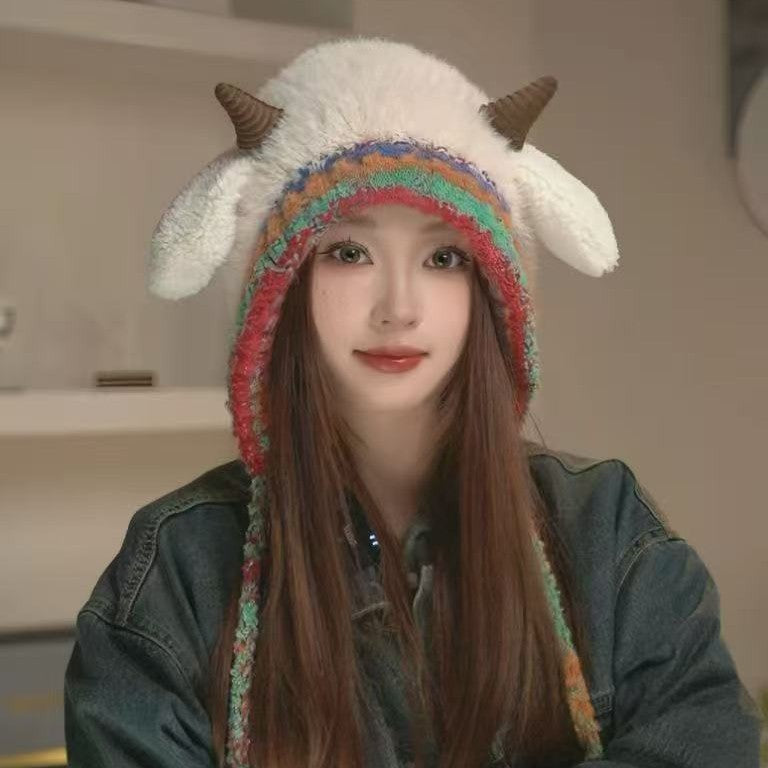 Women’s Cold-Proof Knitted Hat – Versatile Warm Winter Beanie