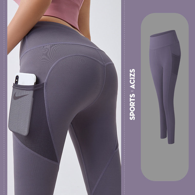 🧘‍♀️ Women's High-Waisted Yoga Leggings with Pockets