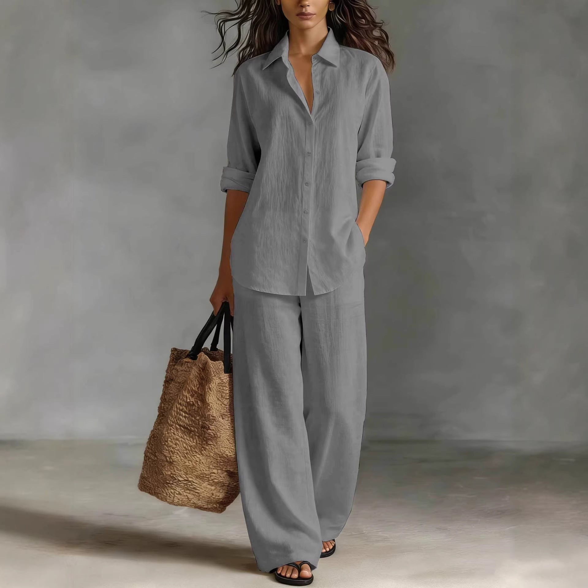 Women's Bohemian Top & Pants Set – Resort Lounge Co-ord