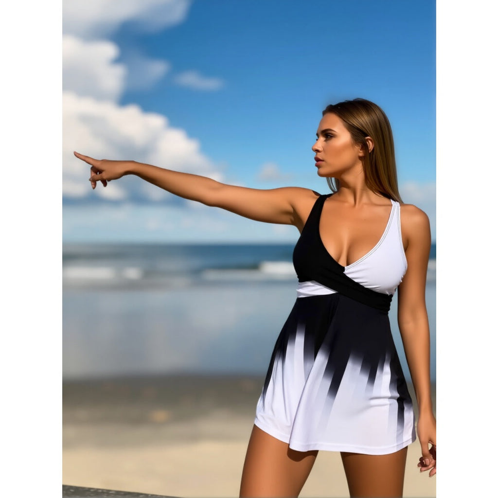 Women's One-Piece Casual Swimsuit
