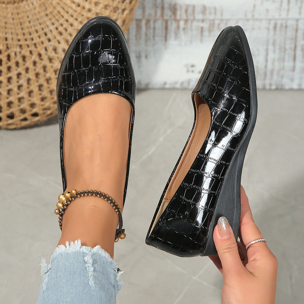 Elastic Band Platform Wedge Pumps – 6 Colors EU 35–43