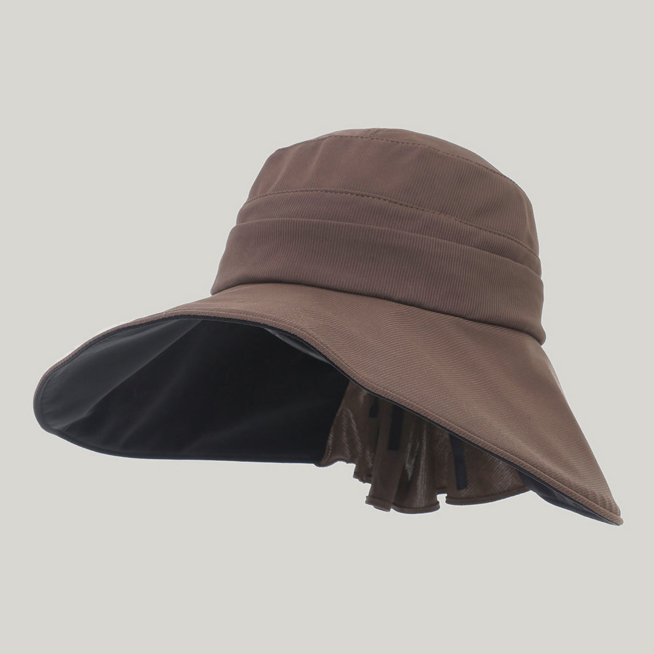 Women's Wide-Brim Striped Sun Hat | Lightweight Outdoor UV Protection