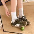 Women's Platform Lace-Up Sneakers | German Trainer Style Height-Increasing Casual Shoes | EU 36–40