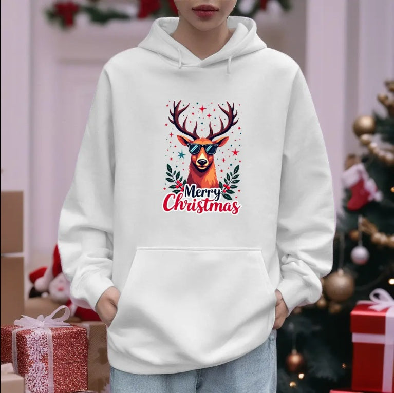 Christmas Hoodie – Unisex Holiday Print Sweatshirt