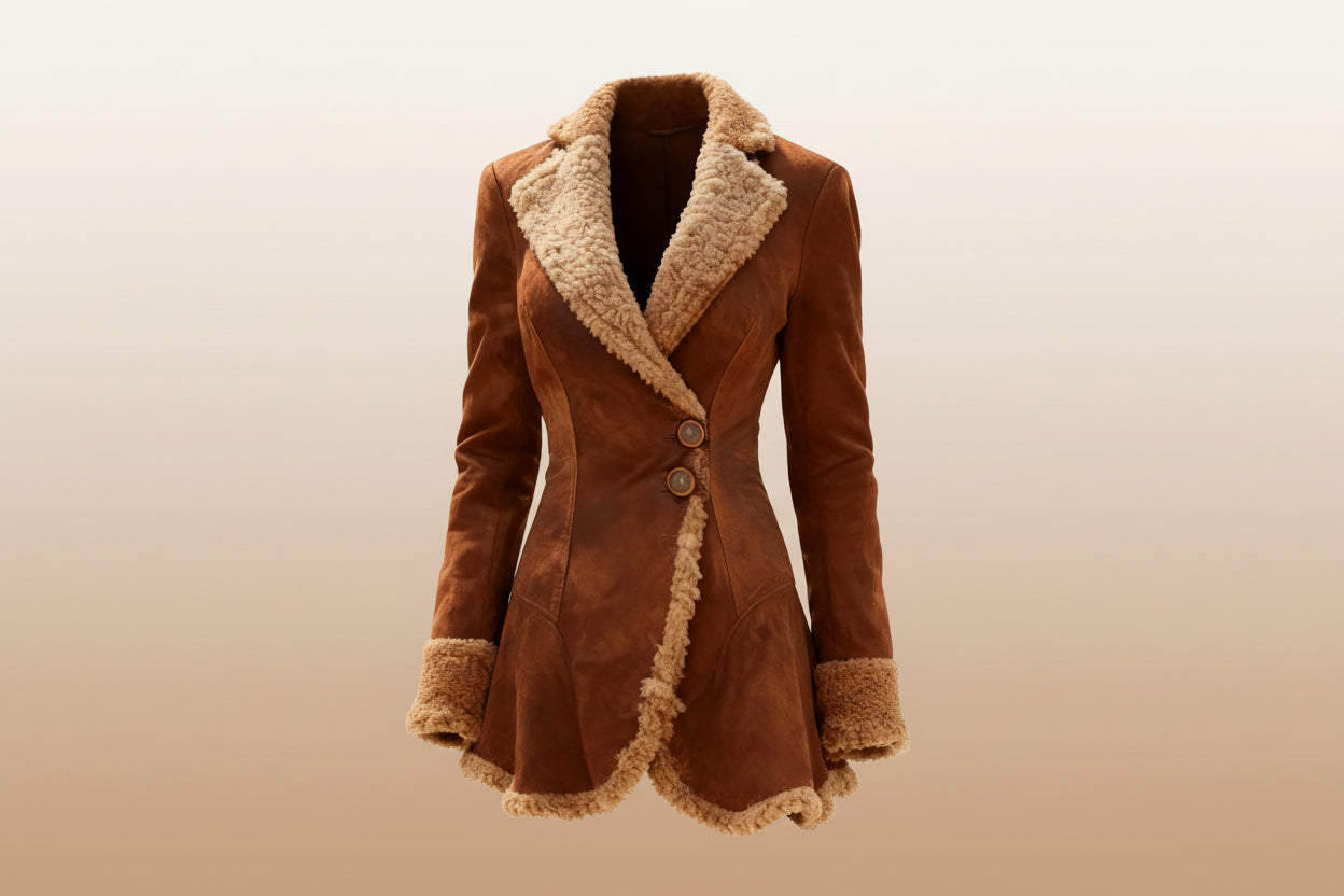 Women’s Thick Fleece Fur Lined Winter Coat