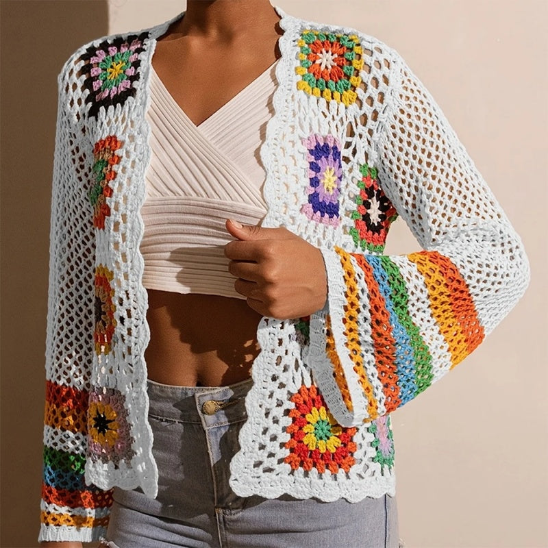 Women's Elegant Crochet Cardigan