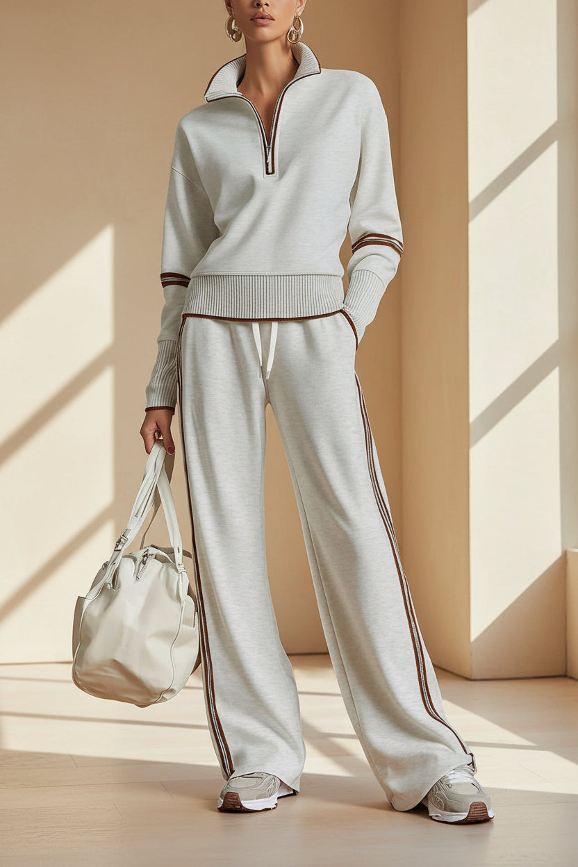 Women’s Casual Long Sleeve Two Piece Sports Set