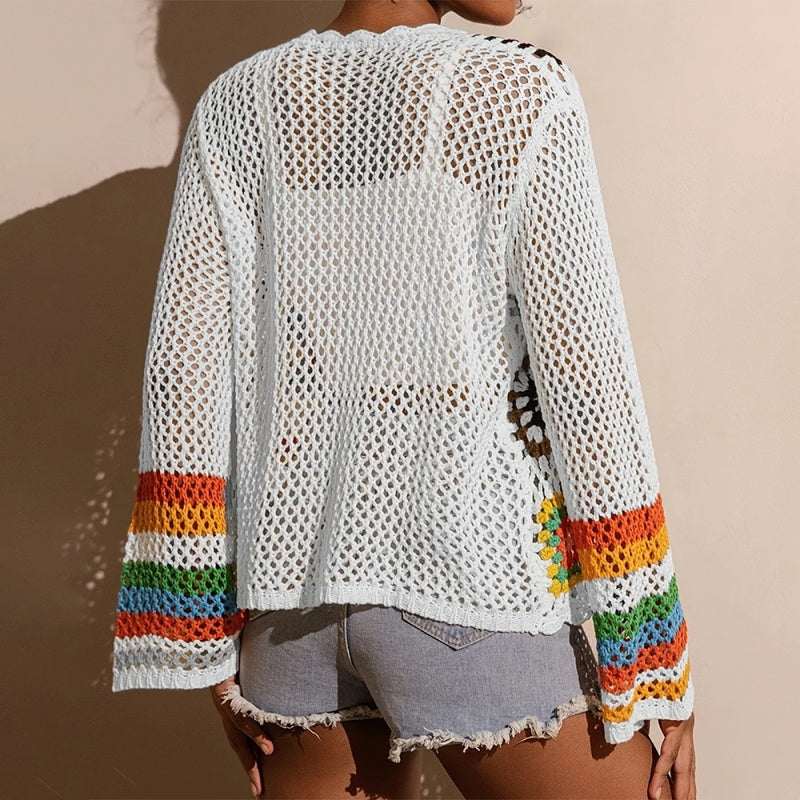 Women's Elegant Crochet Cardigan