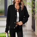 Ribbed Button-Up Knit Shacket