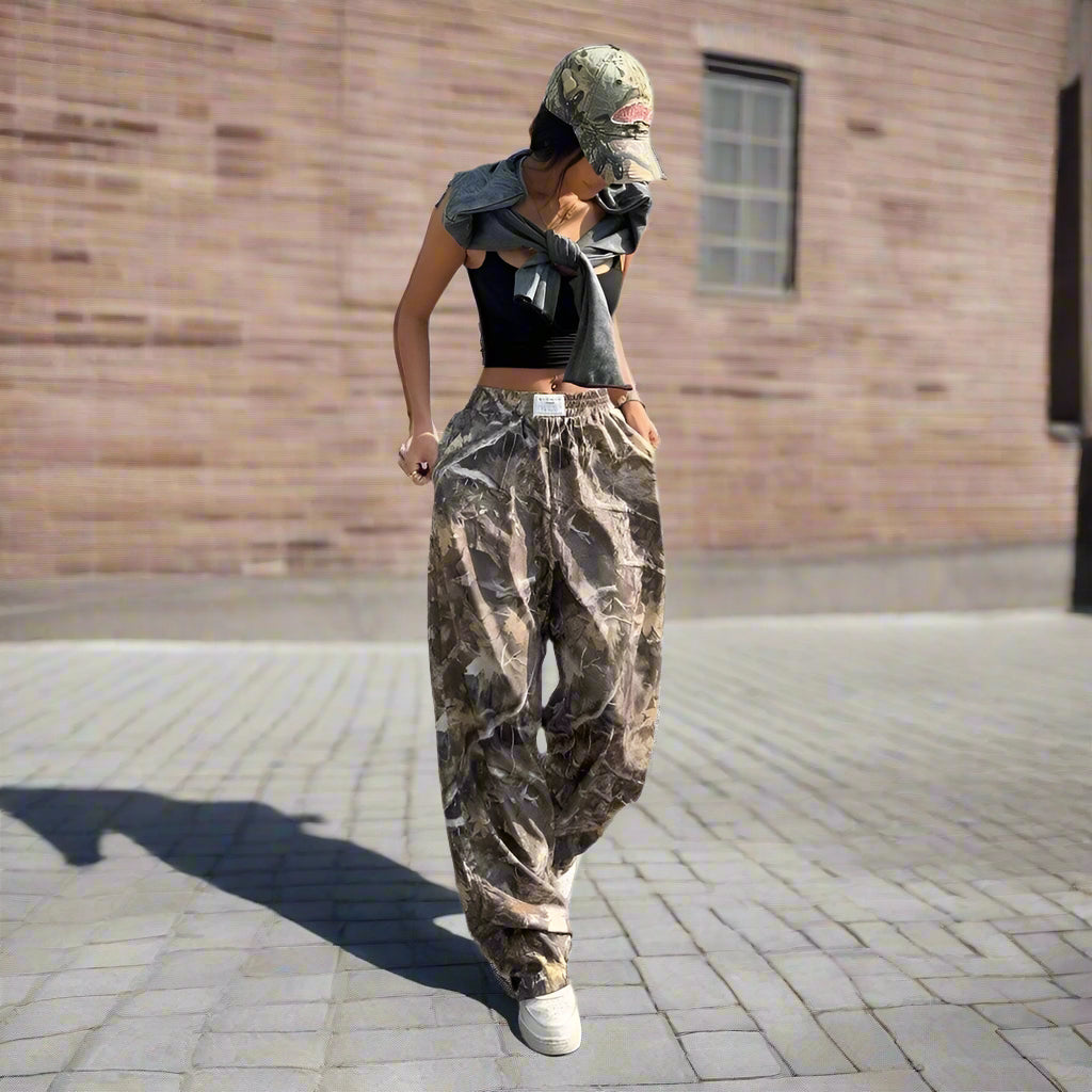 Women's Y2K Camouflage Cargo Pants